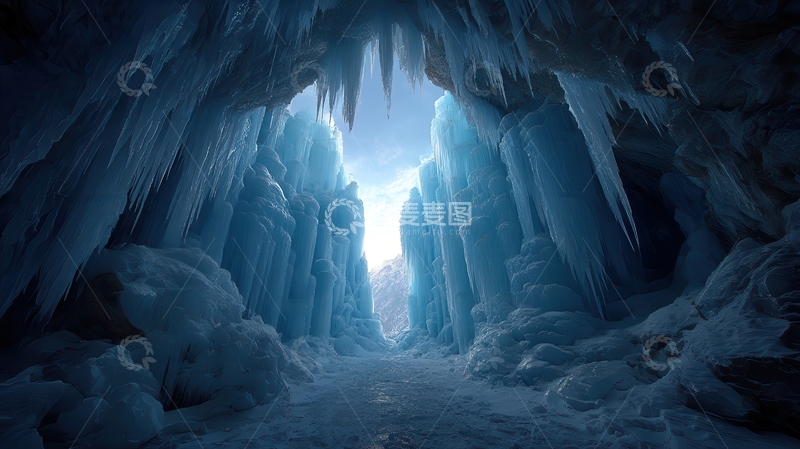 高清大图下载【趣麦麦图】冻瀑  凝脂  冰帘  
