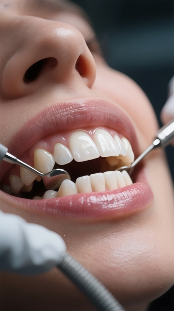 牙科检查牙齿专业摄影素材场景