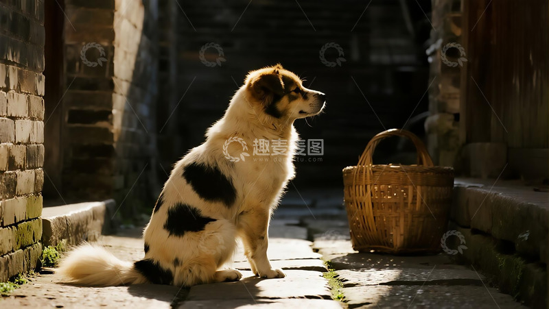 高清大图下载【趣麦麦图】动物百科之看门狗