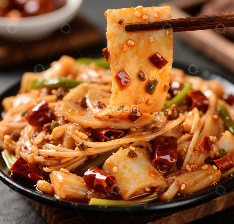 高清大图下载【趣麦麦图】麻辣鲜香水煮肉片