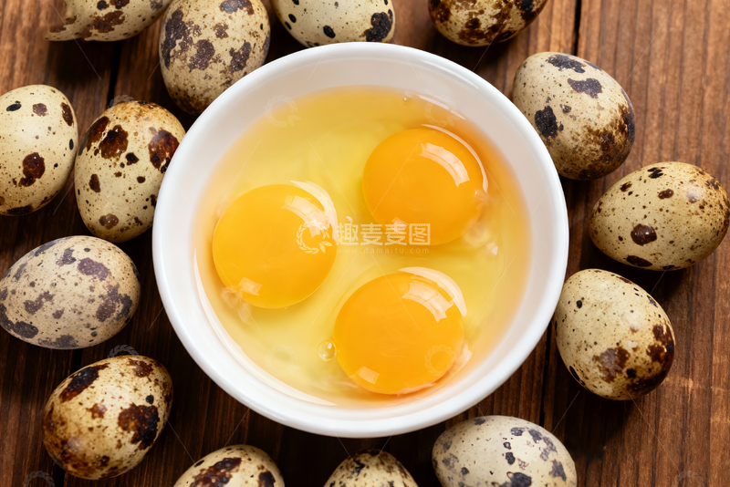 高清大图下载【趣麦麦图】散养鹌鹑蛋农产品8
