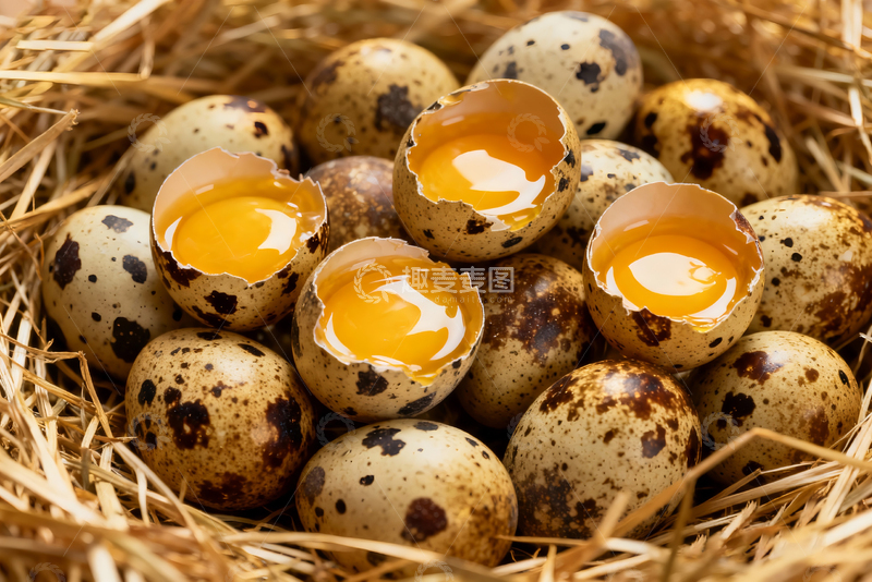 高清大图下载【趣麦麦图】散养鹌鹑蛋农产品5