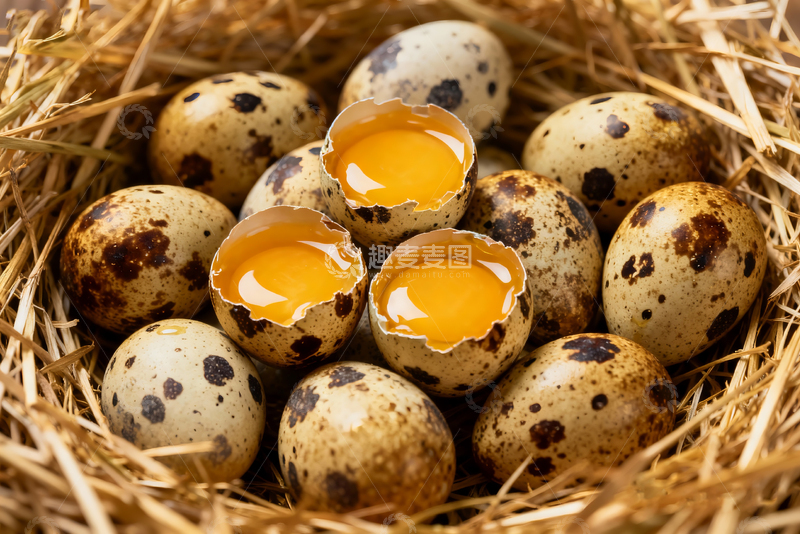 高清大图下载【趣麦麦图】新鲜农家鹌鹑蛋