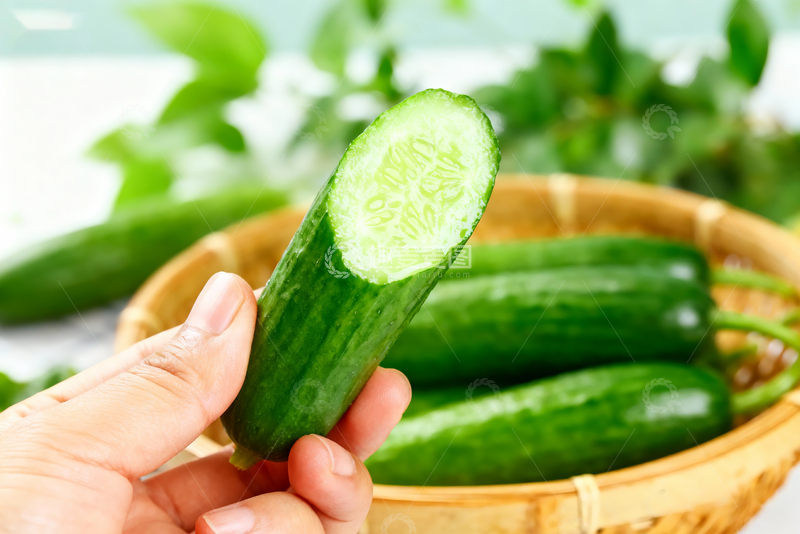 高清大图下载【趣麦麦图】水果黄瓜绿色清新15