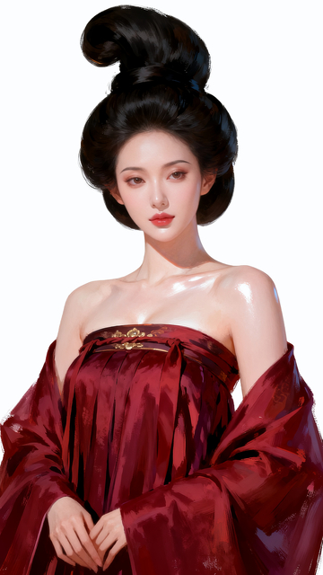 厚涂插画古代公主4