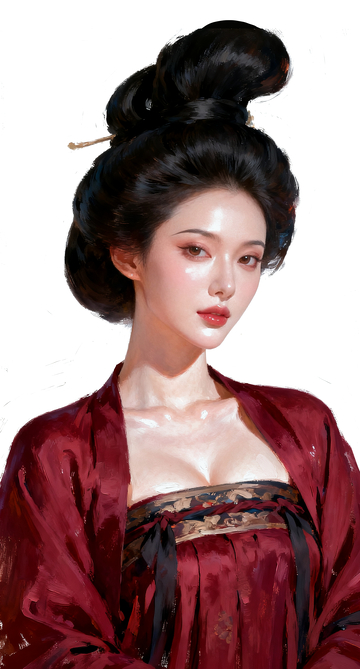 厚涂插画古代公主3