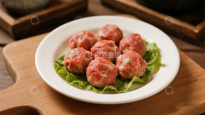 高清大图下载【趣麦麦图】牛肉丸  浑圆  回甘 