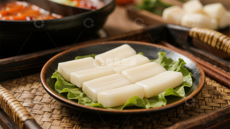 高清大图下载【趣麦麦图】年糕  莹白  暖香