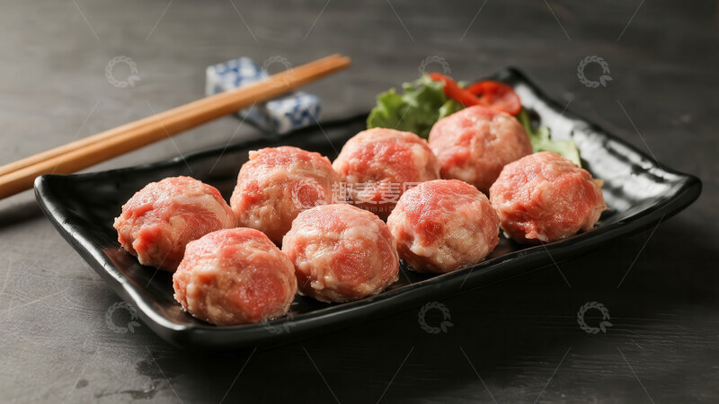 高清大图下载【趣麦麦图】牛肉丸  浑圆   酱浓  