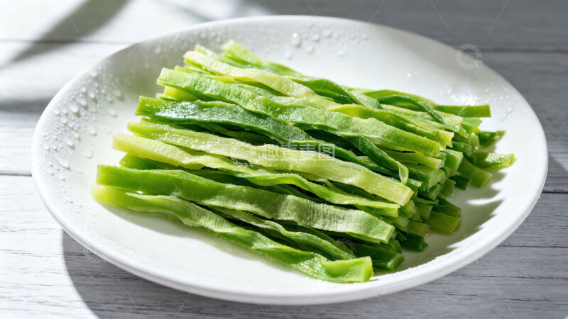 高清大图下载【趣麦麦图】贡菜  脆爽  韧劲