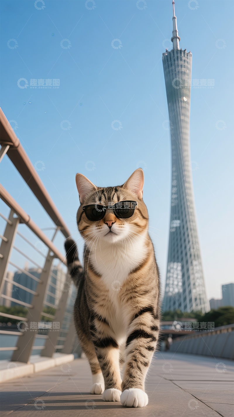 高清大图下载【趣麦麦图】时尚猫塔城市风光摄影