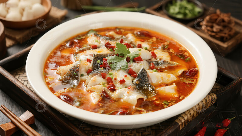 高清大图下载【趣麦麦图】水煮鱼  嫩白  火爆