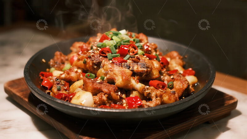 高清大图下载【趣麦麦图】辣子鸡  焦酥  劲爆  