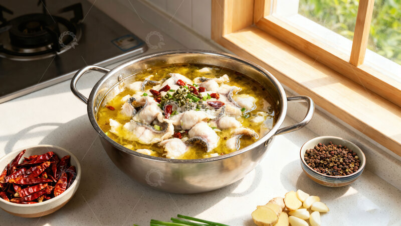 高清大图下载【趣麦麦图】酸菜鱼  酸爽   醇厚 