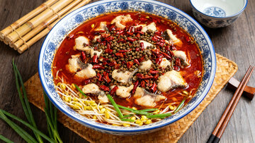 水煮鱼  嫩白  汤红