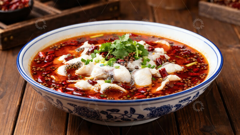 高清大图下载【趣麦麦图】水煮鱼  嫩白  过瘾