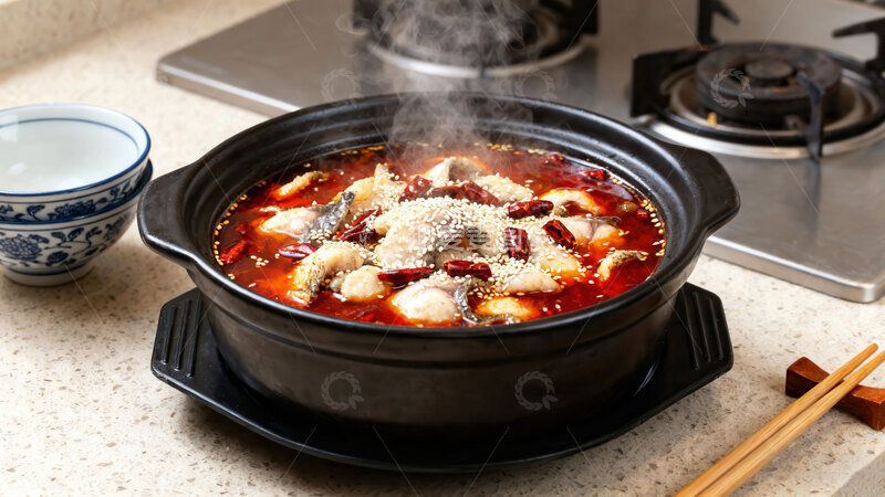 高清大图下载【趣麦麦图】水煮鱼  嫩白  辛香