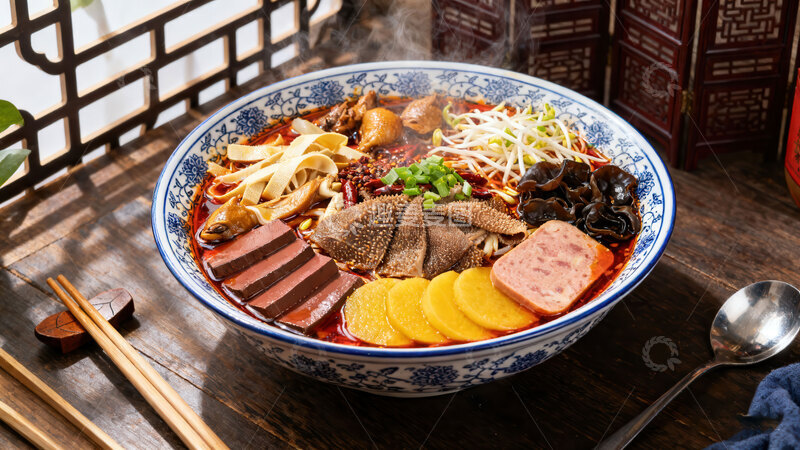 高清大图下载【趣麦麦图】毛血旺  杂烩  麻辣