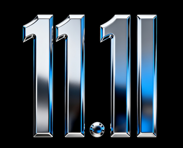 钛合金金属浮雕镜面双十一2