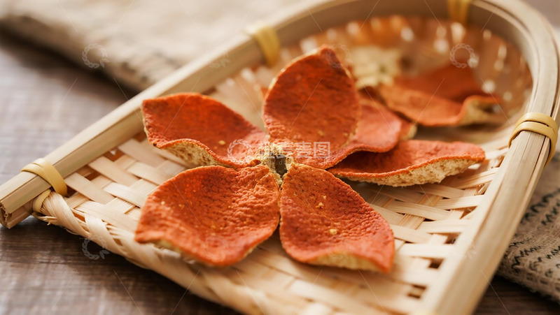 高清大图下载【趣麦麦图】中草药之陈皮