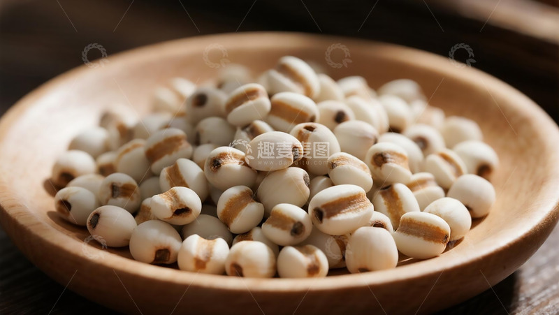 高清大图下载【趣麦麦图】中草药之薏米