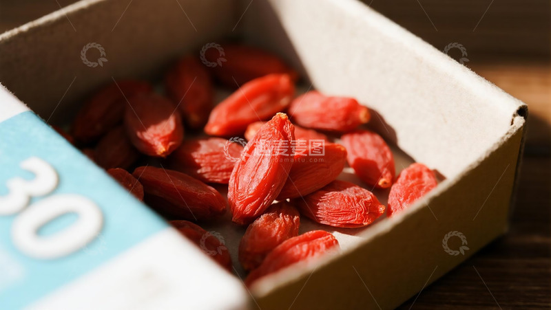 高清大图下载【趣麦麦图】中草药之枸杞