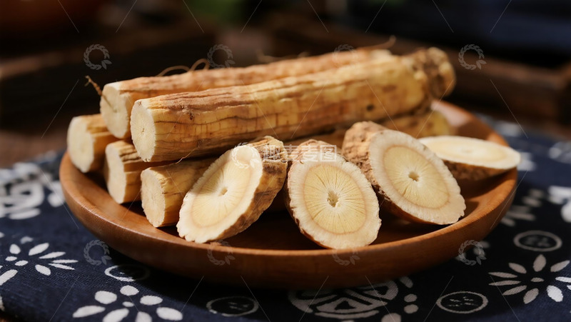 高清大图下载【趣麦麦图】中草药之木盘黄芪