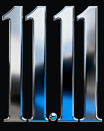 钛合金金属浮雕镜面双十一1