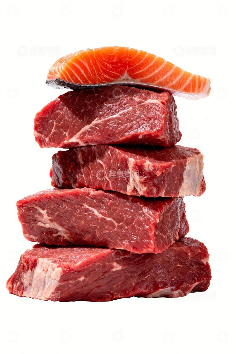 源文件下载【趣麦麦图】-三文鱼和鲜肉2