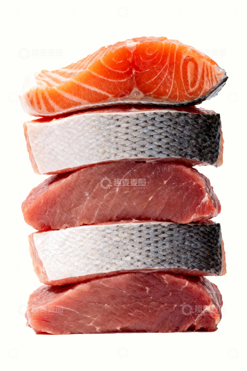 源文件下载【趣麦麦图】三文鱼和鲜肉3