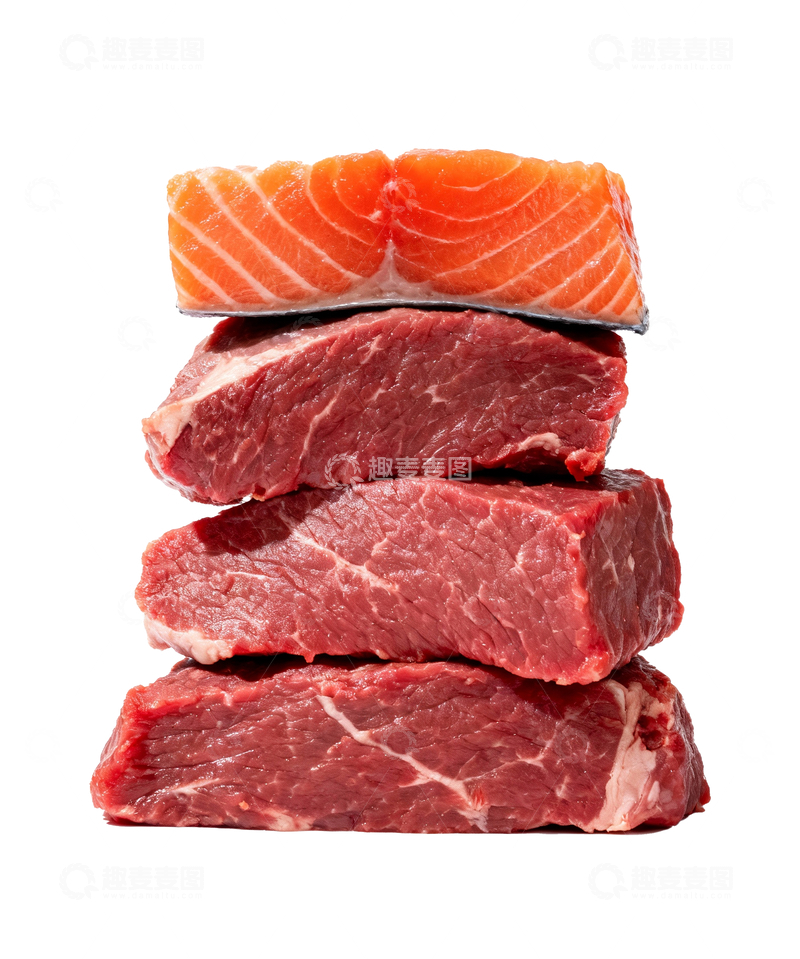 源文件下载【趣麦麦图】三文鱼和鲜肉5