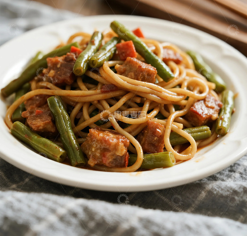高清大图下载【趣麦麦图】传统炒面美食摄影