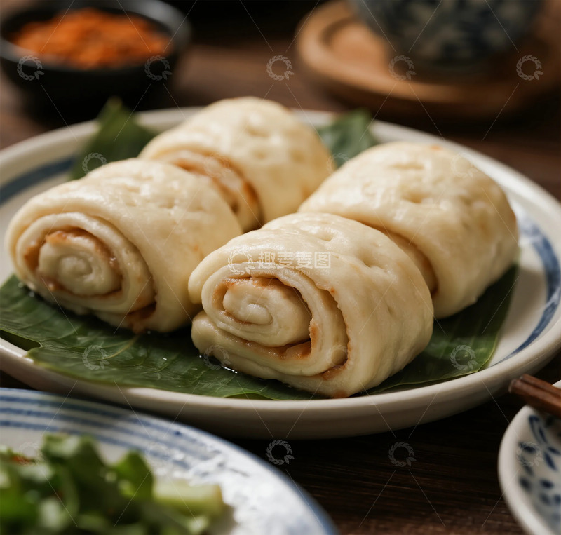 高清大图下载【趣麦麦图】中式美食卷饼菜肴摄影