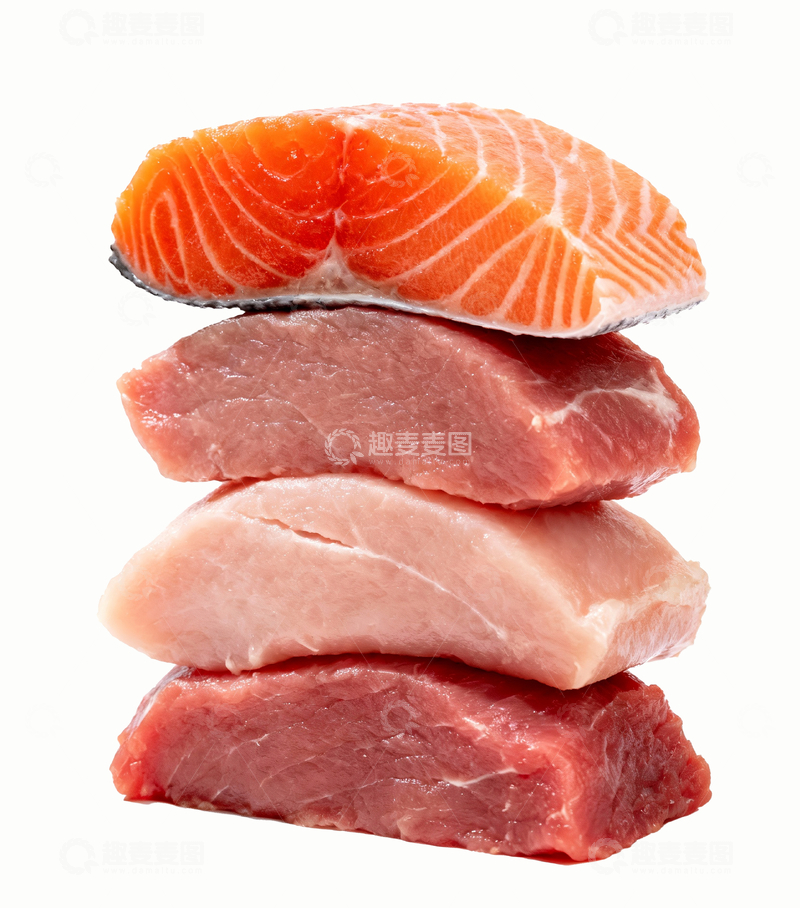 源文件下载【趣麦麦图】三文鱼和鲜肉6