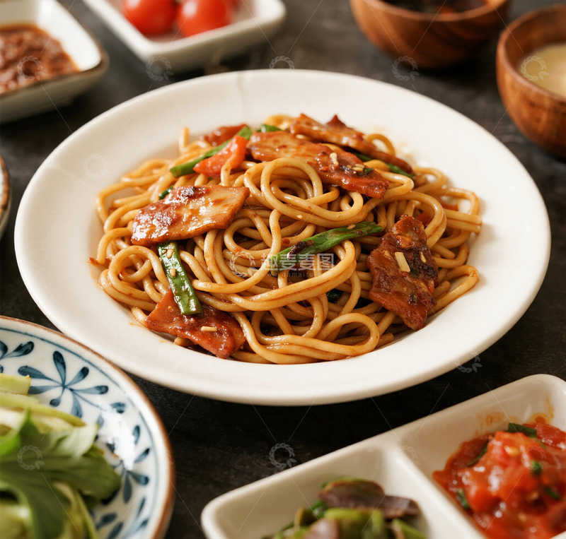 高清大图下载【趣麦麦图】家常意面美食摄影