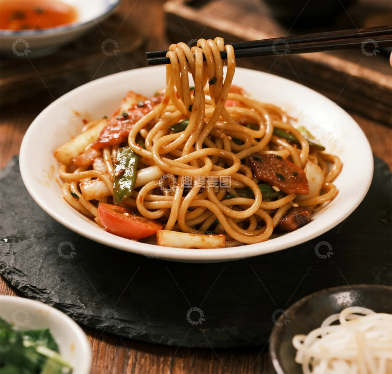 高清大图下载【趣麦麦图】中式炒面美食摄影
