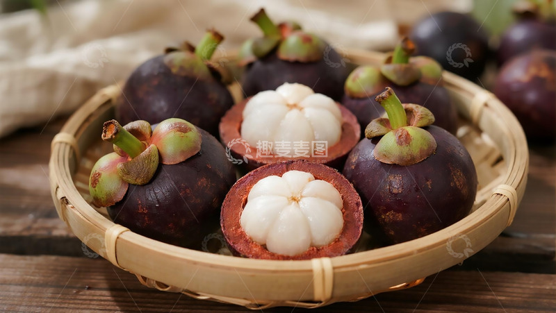 高清大图下载【趣麦麦图】蔬菜水果之山竹