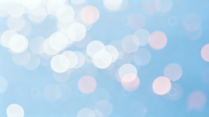 高清大图下载【趣麦麦图】抽象梦幻的蓝色光斑背景图