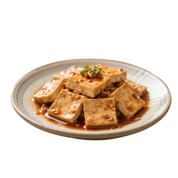 家常麻婆豆腐美味盘中餐