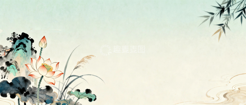 高清大图下载【趣麦麦图】传统文化水墨画2