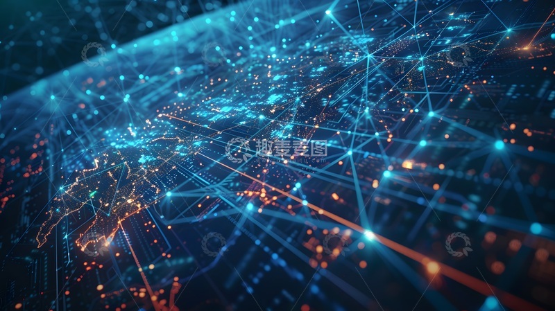 高清大图下载【趣麦麦图】科技网络数字化视觉特效