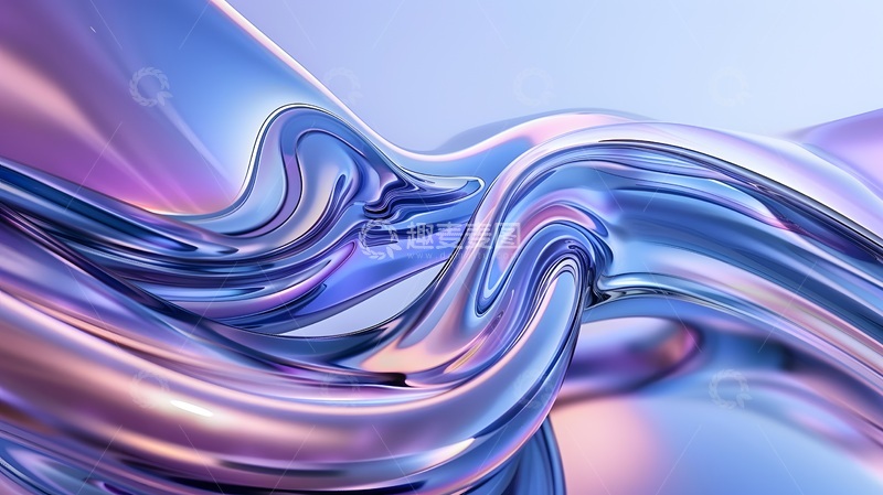 高清大图下载【趣麦麦图】梦幻流动色彩抽象艺术图案