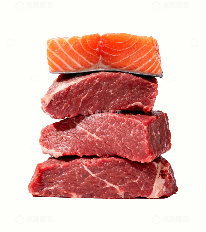 源文件下载【趣麦麦图】三文鱼和鲜肉7