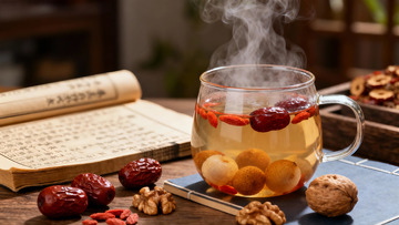 中式养生茶红枣桂圆
