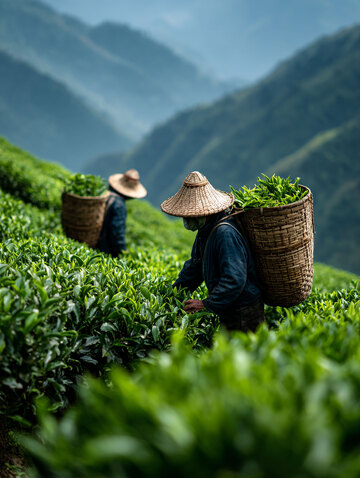 茶叶  翠芽  墨玉  