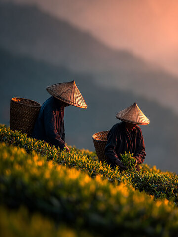 茶叶  翠芽  黄亮  