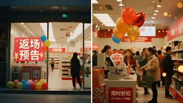 双11消费者购物者顾客购物场景商业照片