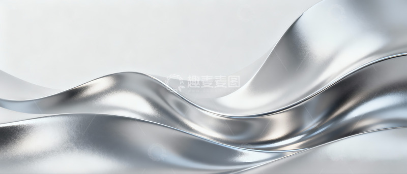 高清大图下载【趣麦麦图】银色动感线条抽象背景1