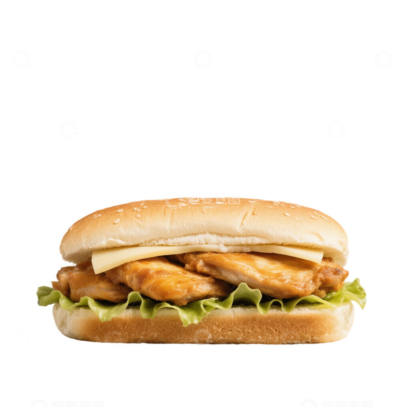 高清大图下载【趣麦麦图】汉堡美食快餐产品宣传图