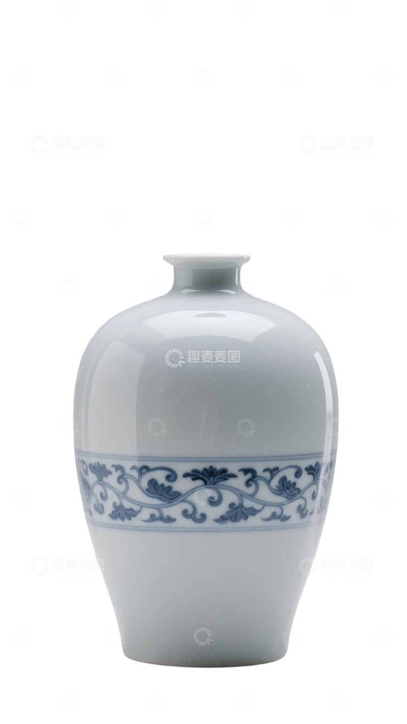 高清大图下载【趣麦麦图】-青花瓷花瓶静物摄影